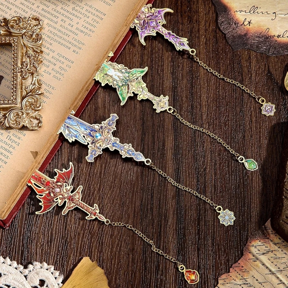 Colorful Sword-Shaped Bookmarks - Picture 4 of 9
